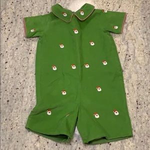 Zuccini Christmas Santa Baby Romper